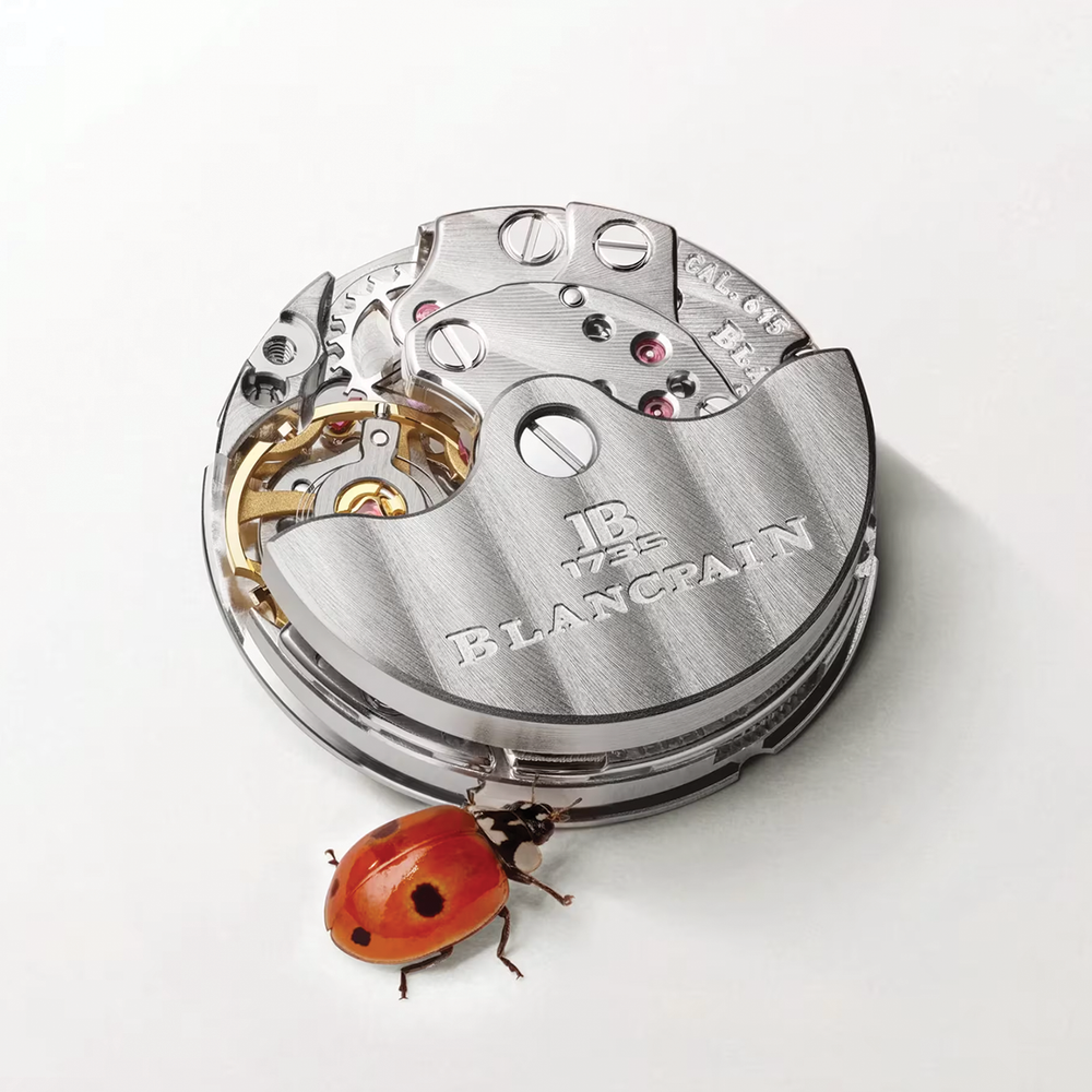 Ladybird Lady B Red Gold 19mm - Opaline on Taupe Leather Strap