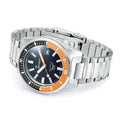 Matic 44mm - Black and Satin Orange on Bracelet