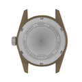 Sector II Field Titanium FDE 38mm - Brown on Rubber Strap