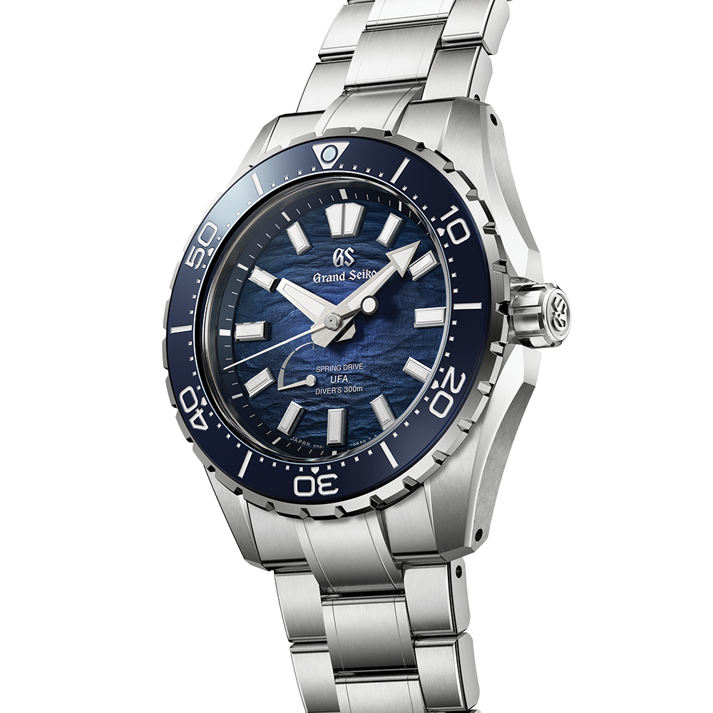 SLGB023 Spring Drive UFA Ushio 300 Diver 40.8mm - Blue on Bracelet