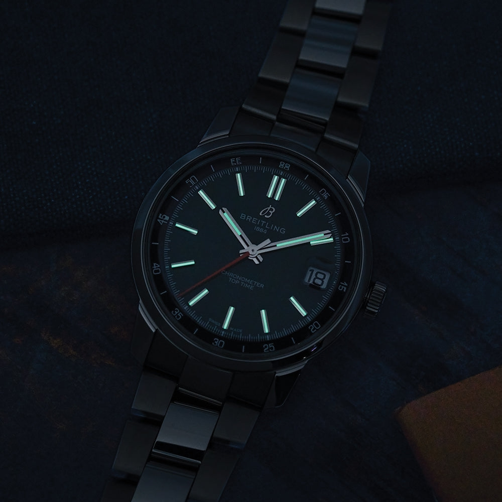 Top Time B31 38mm - Green on Bracelet