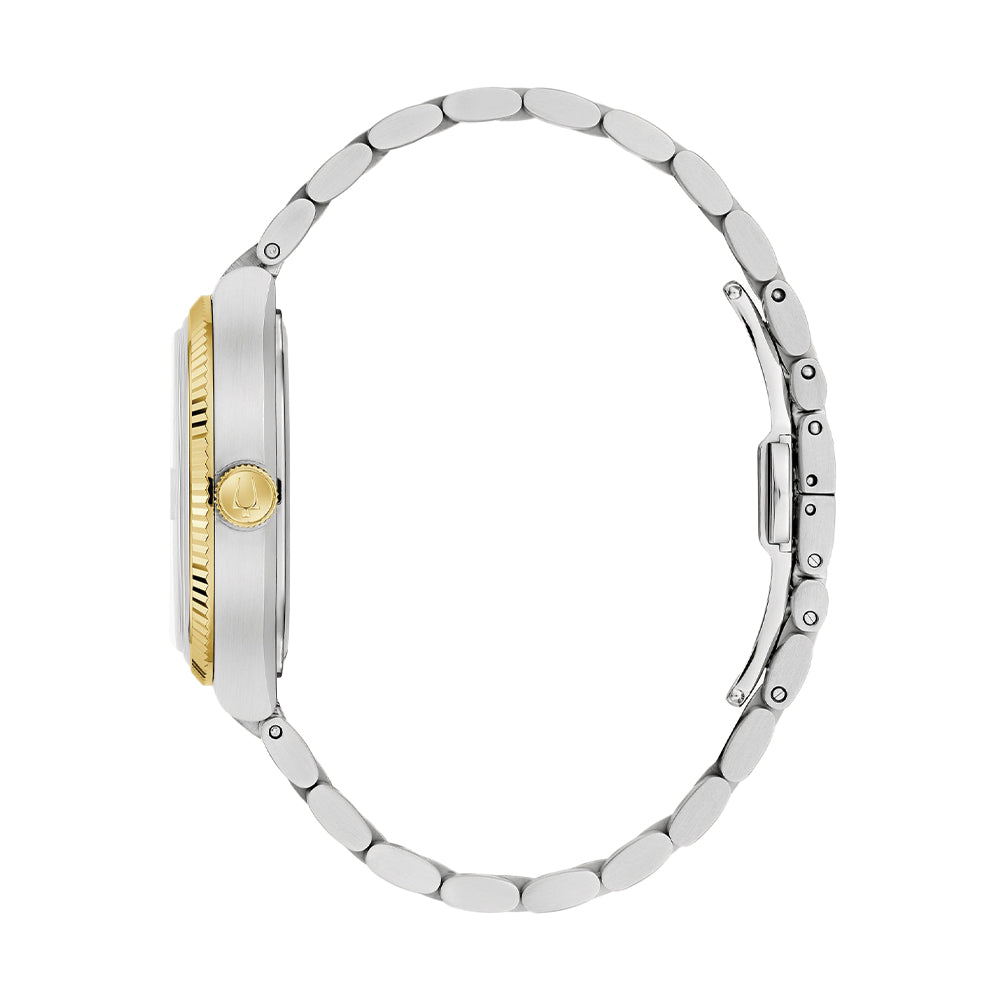 Super Seville High Precision Quartz Two-Tone 37.5mm - Black on Bracelet