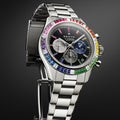 Chronomaster Sport Rainbow 41mm - Black on Bracelet