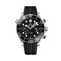 Seamaster Diver 300M Chronograph 44mm - Black on Rubber Strap