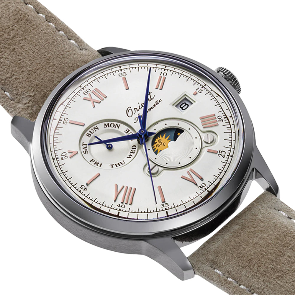 Limited Edition Bambino Version 9 41.5mm - White on Leather Strap w/ Extra Strap