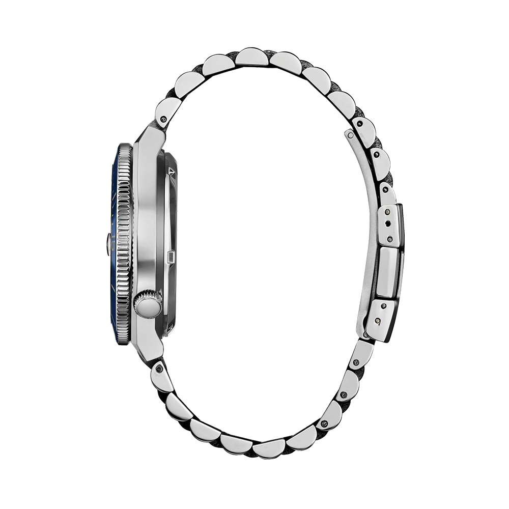 Tsuyosa Shore Automatic 40mm - Blue on Bracelet