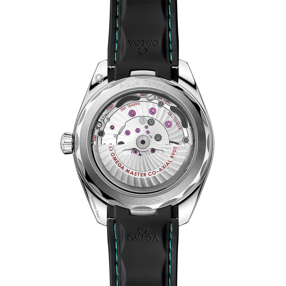 Seamaster Aqua Terra 150M Co-Axial Master Chronometer 41mm - Turquoise on Rubber Strap