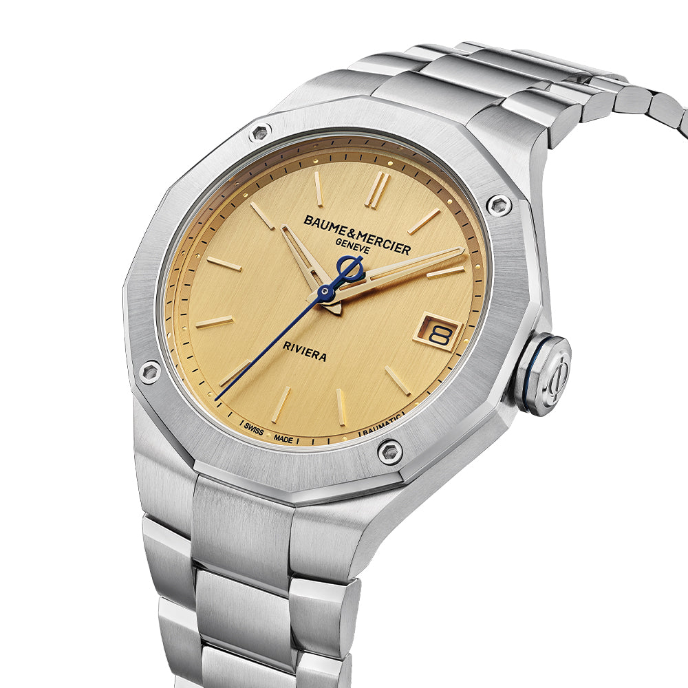 Riviera 10822 Special Edition Baumatic 39mm - Yellow on Bracelet
