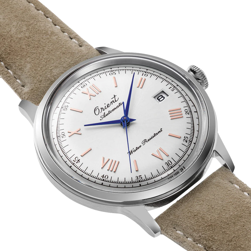 Limited Edition Bambino Version 2 40.5mm - White on Leather Strap