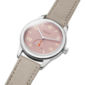 Club Campus Glass Back 36mm - Rose on Leather Strap