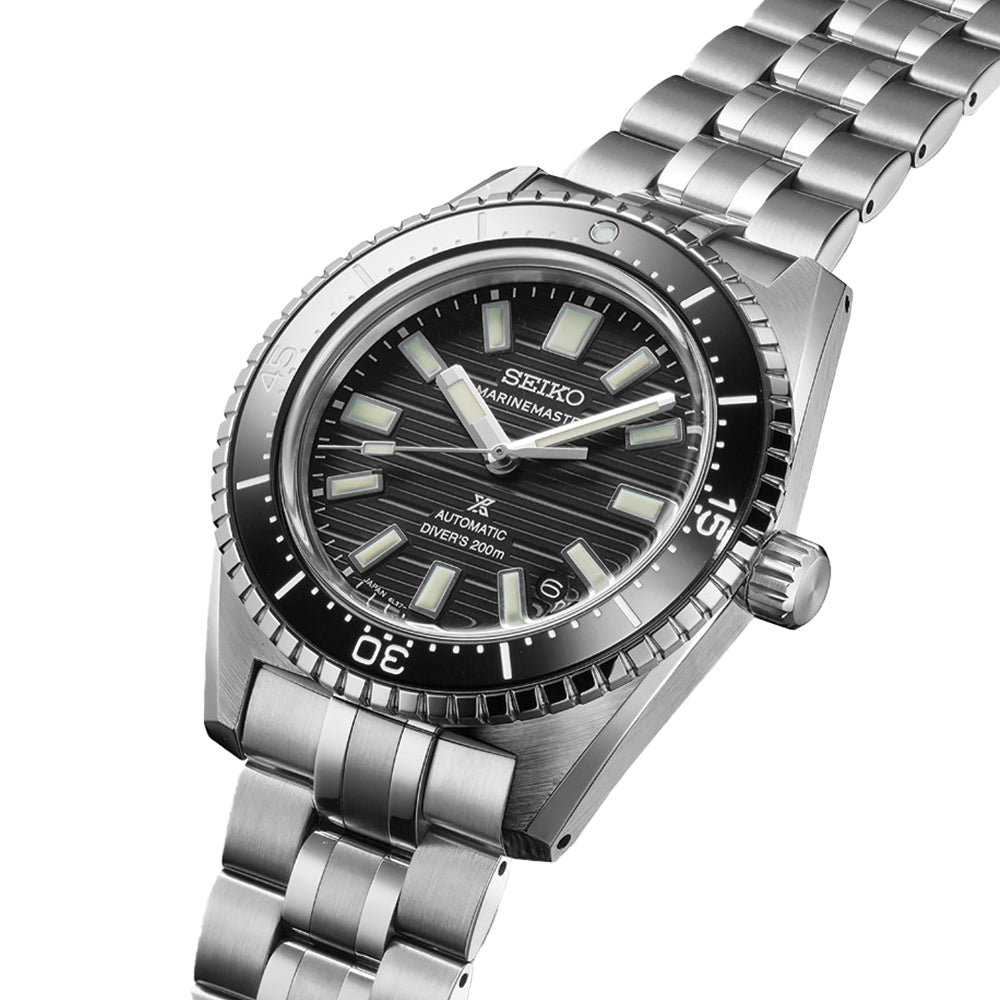 SJE101 Prospex Marinemaster 1965 Heritage Diver 39.5mm - Black on Bracelet