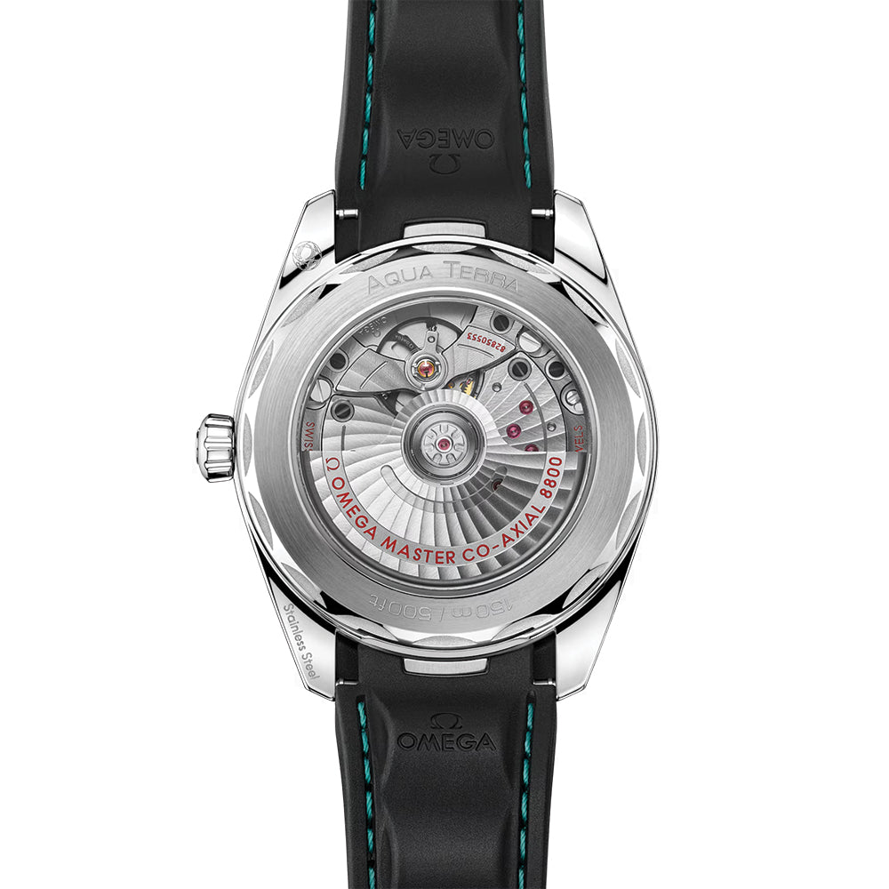 Seamaster Aqua Terra 150M Co-Axial Master Chronometer 38mm - Turquoise on Rubber Strap