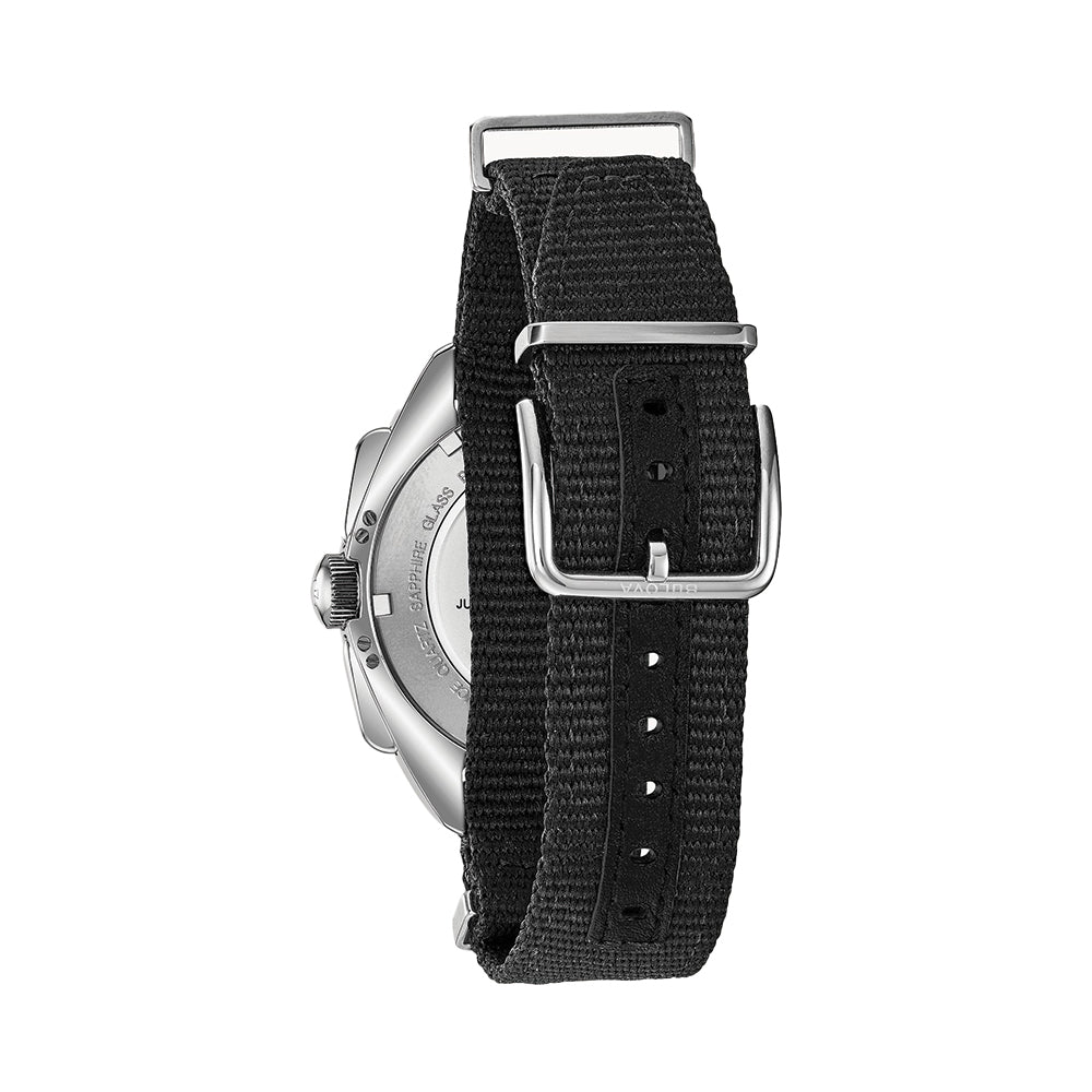 Lunar Pilot 45mm - Black on One-Piece Strap