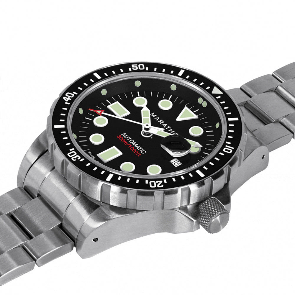 OSAR-D Type I Automatic with Date 46mm - Black on Bracelet