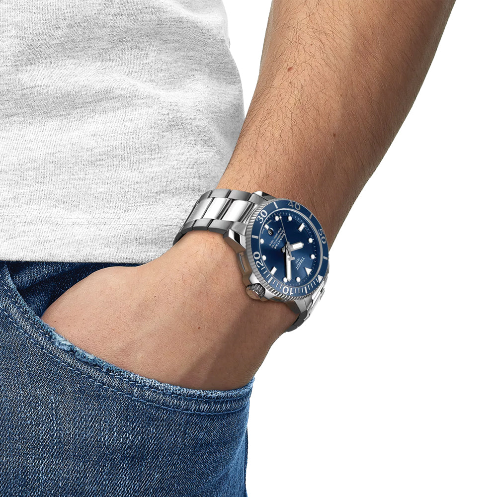 Seastar 1000 Powermatic 80 43mm - Blue on Bracelet
