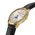Classics Moneta Moonphase Gold-Tone PVD 37mm - White on Leather Strap