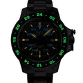 Engineer Hydrocarbon AeroGMT II 42mm - Black/Brown Bezel on Bracelet