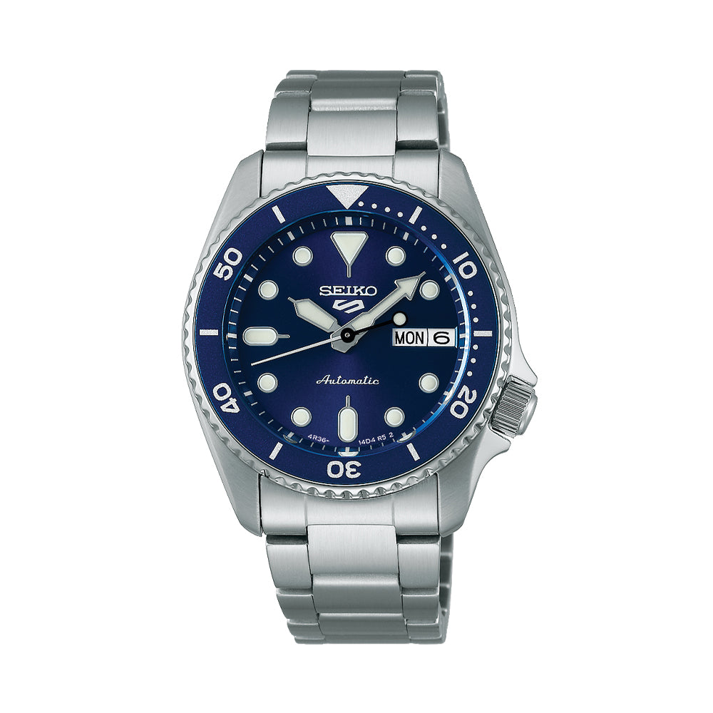 SRPL77 5 Sports SKX 38mm - Blue on Bracelet