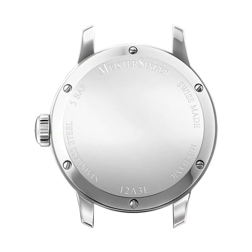 №01 43mm - Blue on Leather Strap
