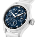 Big Pilot's Watch Perpetual Calendar ProSet Le Petit Prince Ceramic 42.9mm - Blue on Rubber Strap