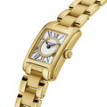 Classic Carrée Ladies Gold-Tone Steel 23mm - Silver on Bracelet