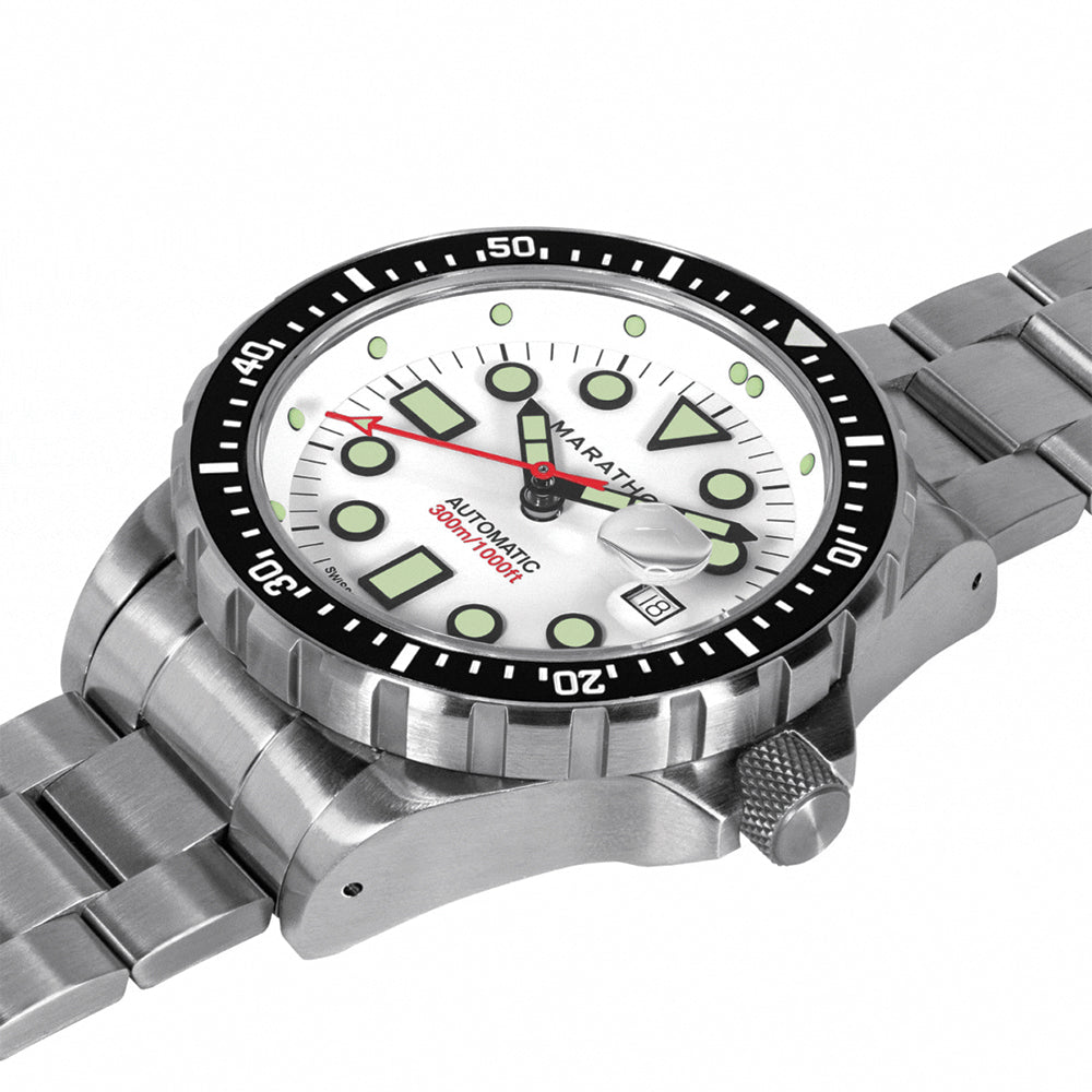 OSAR-D Type I Automatic with Date 46mm - Arctic White on Bracelet