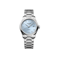 Master 30mm - Frosted Blue, Diamond-Set on Bracelet