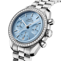 Speedmaster Chronograph 38mm - Ice Blue, Diamond-Set Bezel on Bracelet