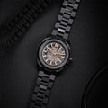 Essence Ceramica Skeleton COSC 41mm - Black and Gold-Tone on Bracelet