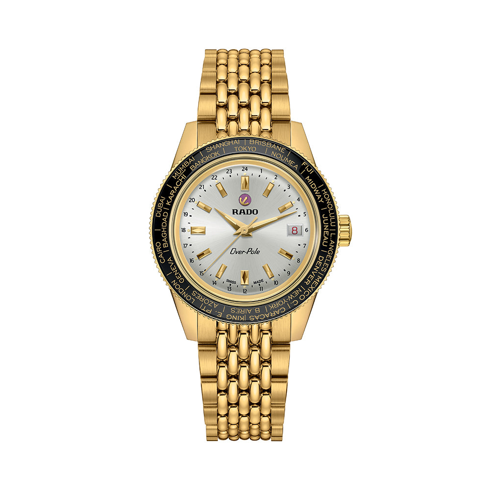 Captain Cook Over-Pole Limited Edition 39mm - Silver on Bracelet and Leather Strap