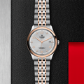 1926 Rose Gold Two-Tone 39mm - Silver, Diamond-Set on Bracelet