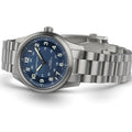 Khaki Field Titanium Auto 38mm - Blue on Bracelet