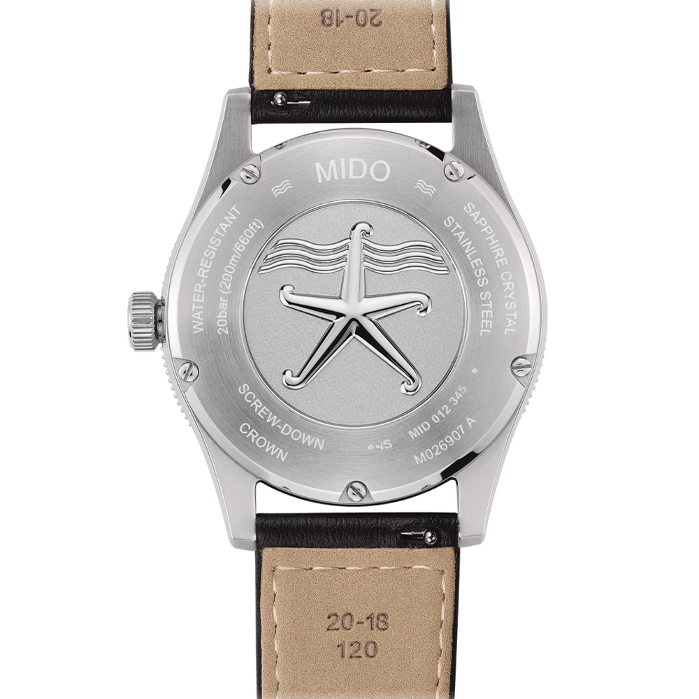 Ocean Star 39mm - Black on Fabric Strap