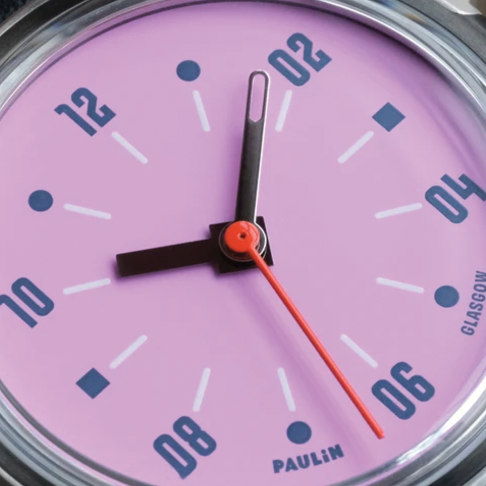 Modul C Auto 39mm - Pink on Bracelet