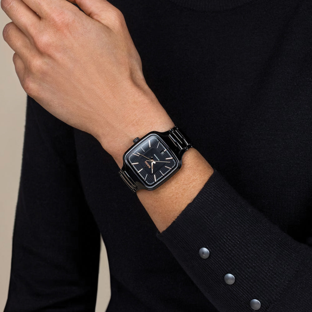 True Square Automatic 38mm - Black on Bracelet