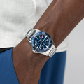 Khaki Navy Scuba Auto 40mm - Blue on Bracelet