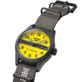 HDB010 5 Sports Field Honda Motocompo Limited Edition 36.4mm - Yellow on Fabric Strap