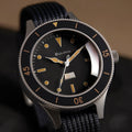 MIL SHIPS Archive Series 41mm - Black on Fabric Strap