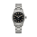 Khaki Field Quartz 38mm - Black w/ Yellow/gold Numerals on Bracelet