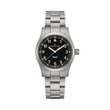 Khaki Field Quartz 38mm - Black w/ Yellow/gold Numerals on Bracelet