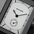 Rivanera Small Seconds 40mm - White on Rubber Strap w/ Additional Strap