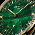 G.F.J. 18K Yellow Gold Limited Edition 39.15mm - Green on Leather Strap, and Two Additional Leather Straps or Optional Bracelet