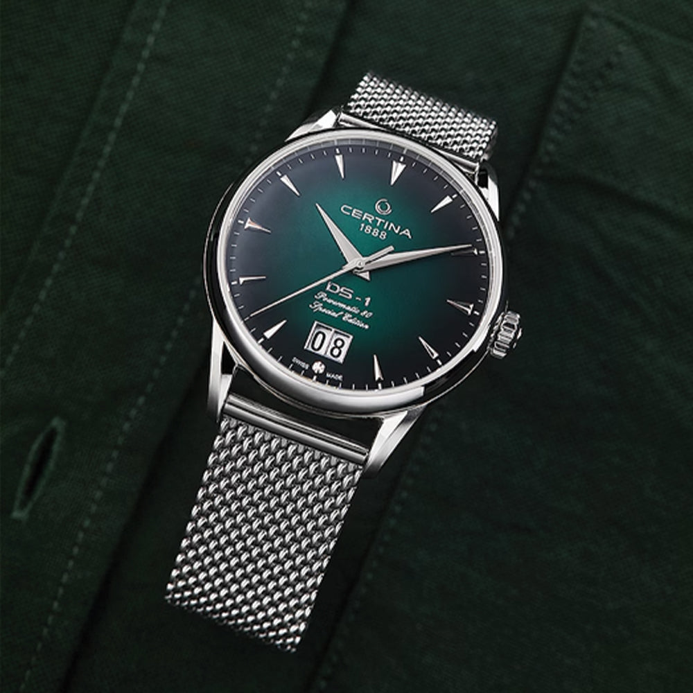 DS-1 Big Date Special Edition 41mm - Green on Bracelet