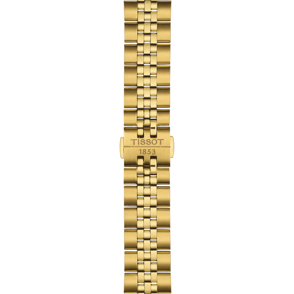 Ballade Quartz Yellow Gold PVD Coated 40mm - Black on Bracelet