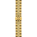 Ballade Quartz Yellow Gold PVD Coated 40mm - Black on Bracelet