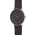 Hamburg Quartz 42mm - Grey on Leather Strap