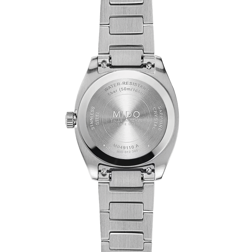 Multifort TV Quartz 28mm - White, Mother-of-Pearl, Diamond-Set on Bracelet