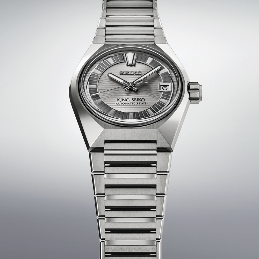 HKF002 King Seiko VANAC 41mm - Silver on Bracelet