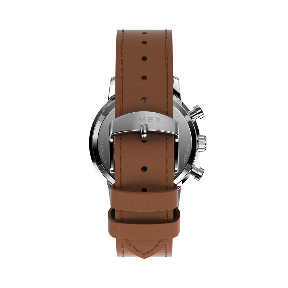 Marlin® Chronograph Tachymeter 40mm - Green on Leather Strap