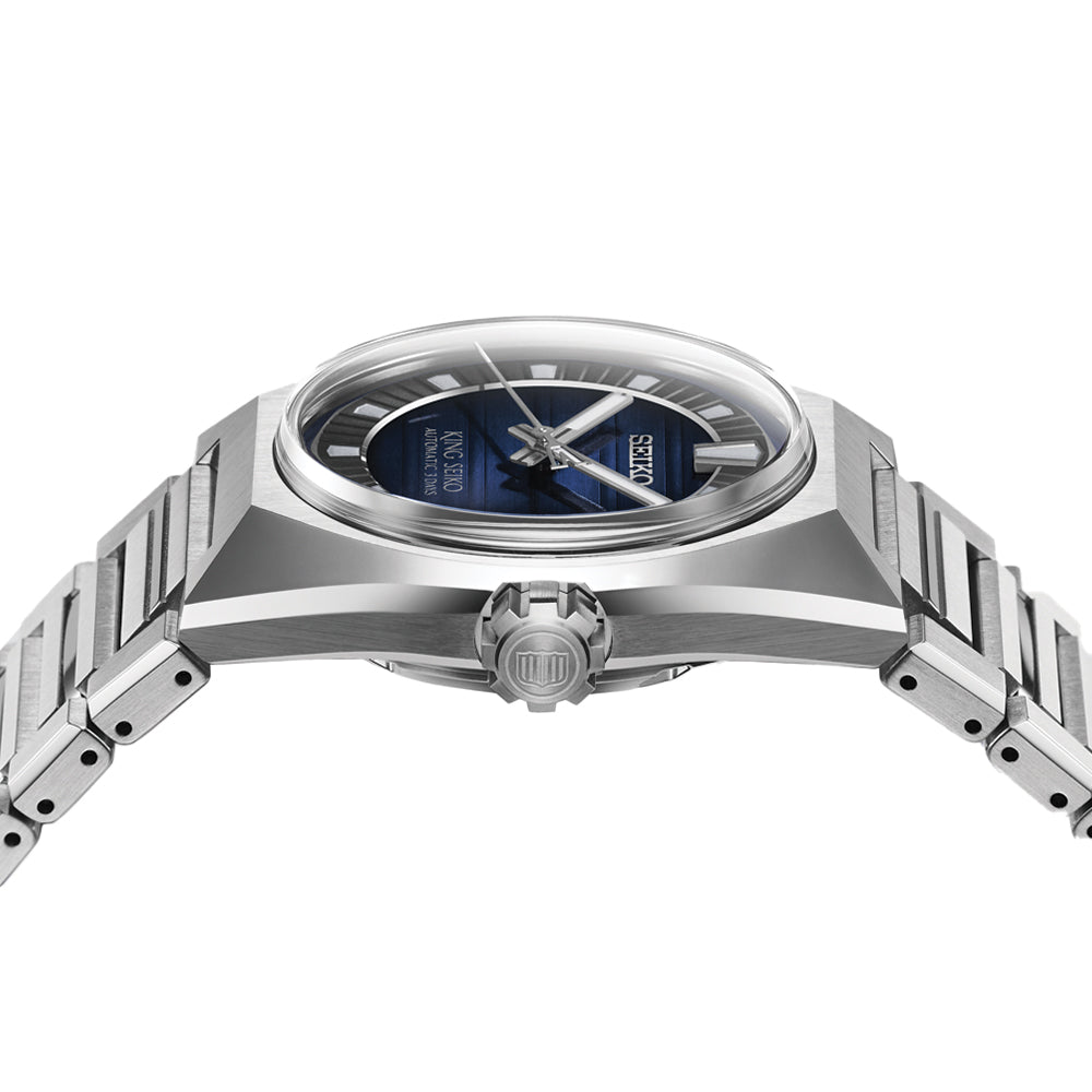 SLA085 King Seiko 41mm - Blue on Bracelet